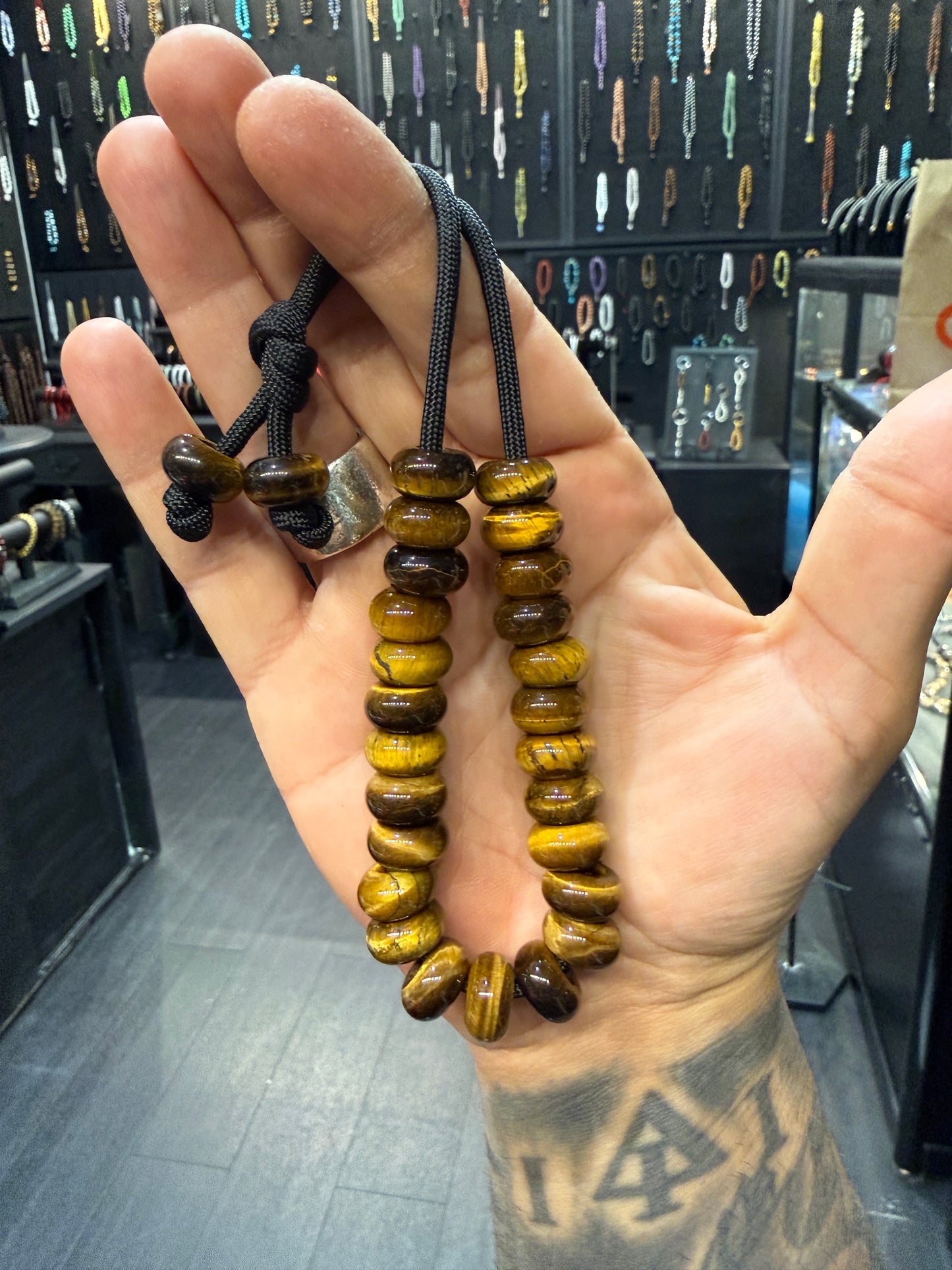 Yellow Tiger’s Eye Fatboy Komboloi