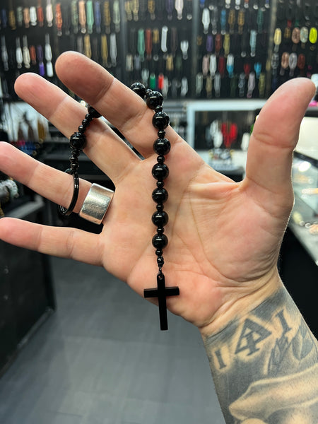 Irish Penal Rosary - Onyx