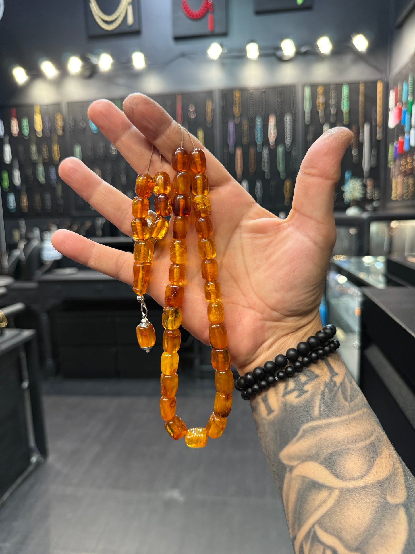 Baltic Amber 33 Bead Komboloi