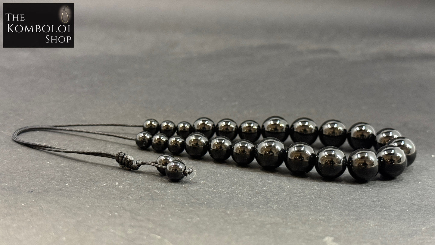 Cascading Onyx Worry Beads - Wearable MK3 (Long)