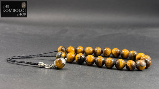 Silk Strung Tiger’s Eye Komboloi