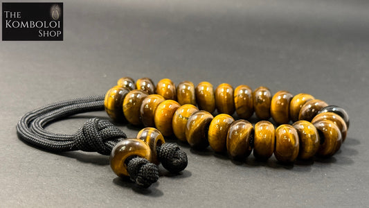 Yellow Tiger’s Eye Fatboy Komboloi