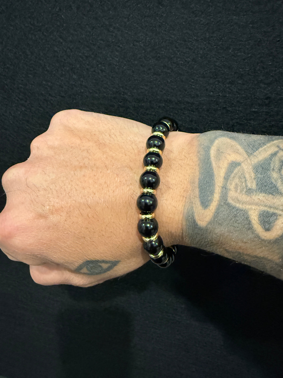 Royal Collection – Onyx Worry Bead Bracelet