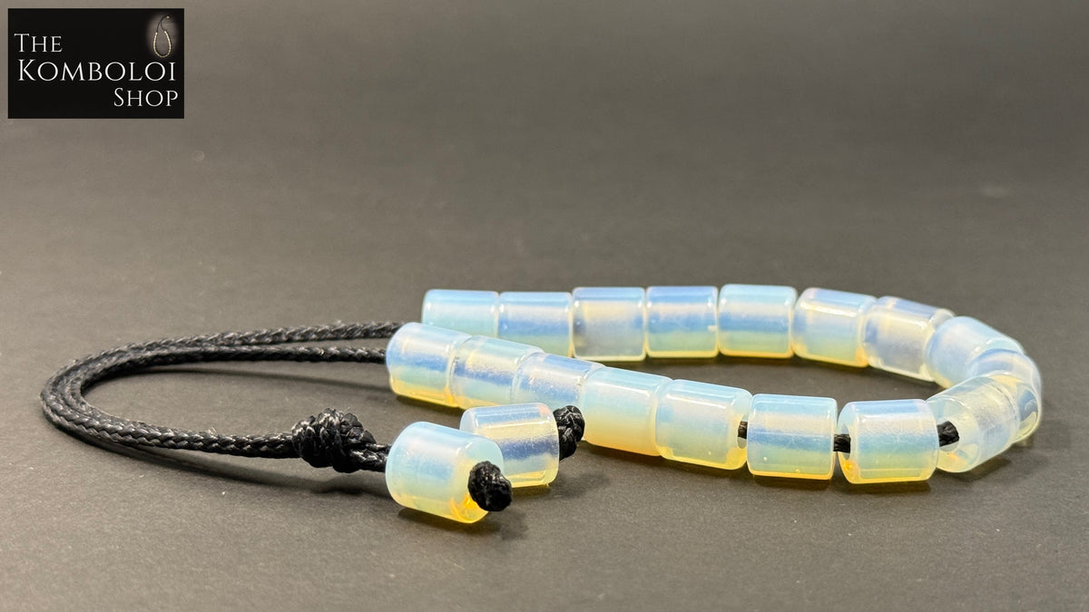 Opalite w/ Kevlar Komboloi / Worry Beads