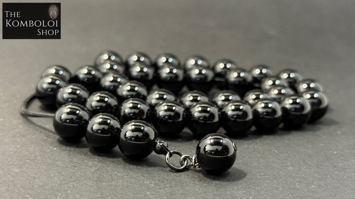Onyx 33 Bead Komboloi / Worry Beads