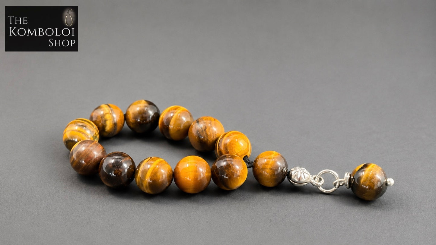 Tigers Eye Mini Ottoman (Worry Beads / Tasbih / Misbaha)