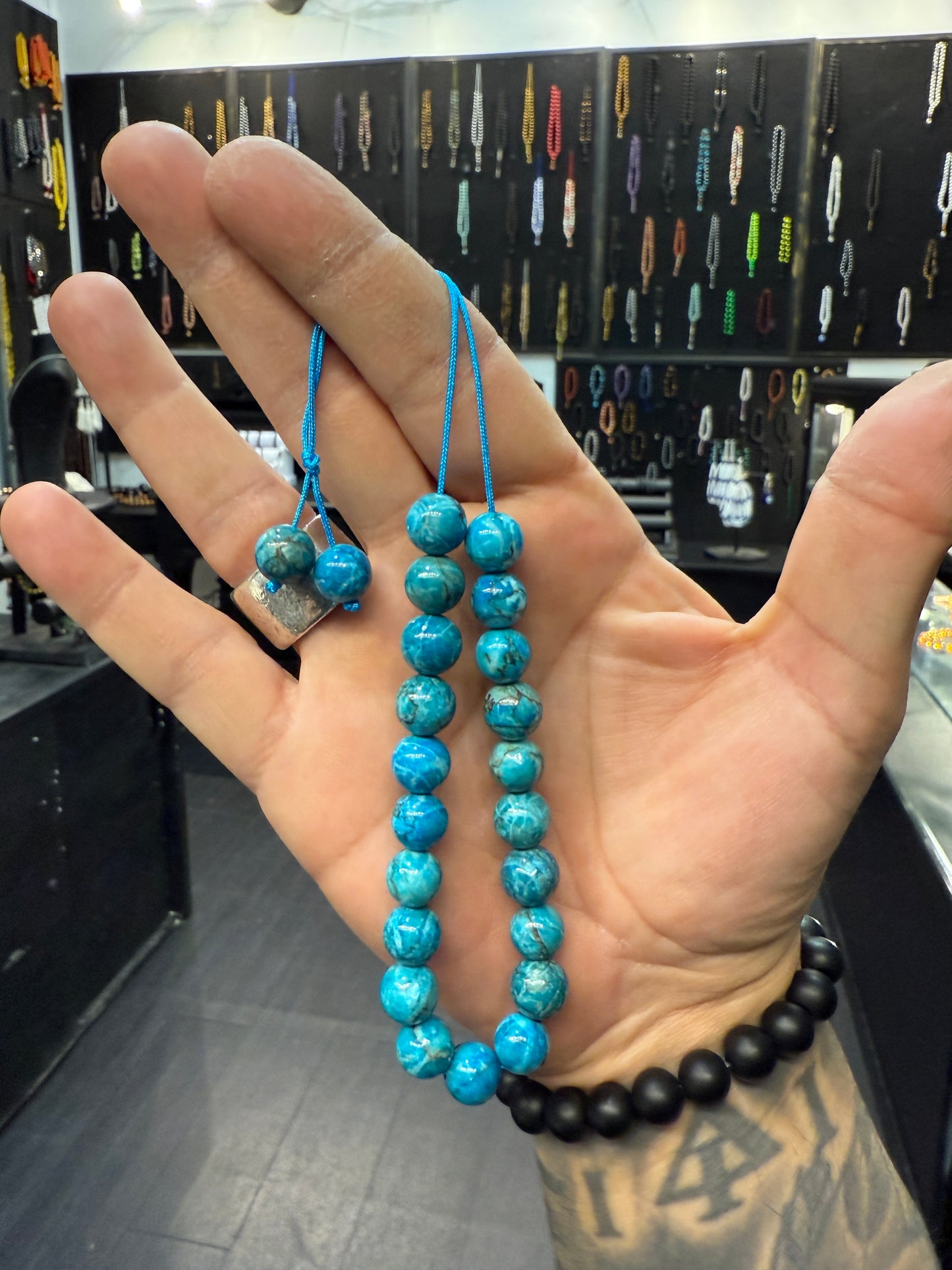 Marble 21 Bead Komboloi