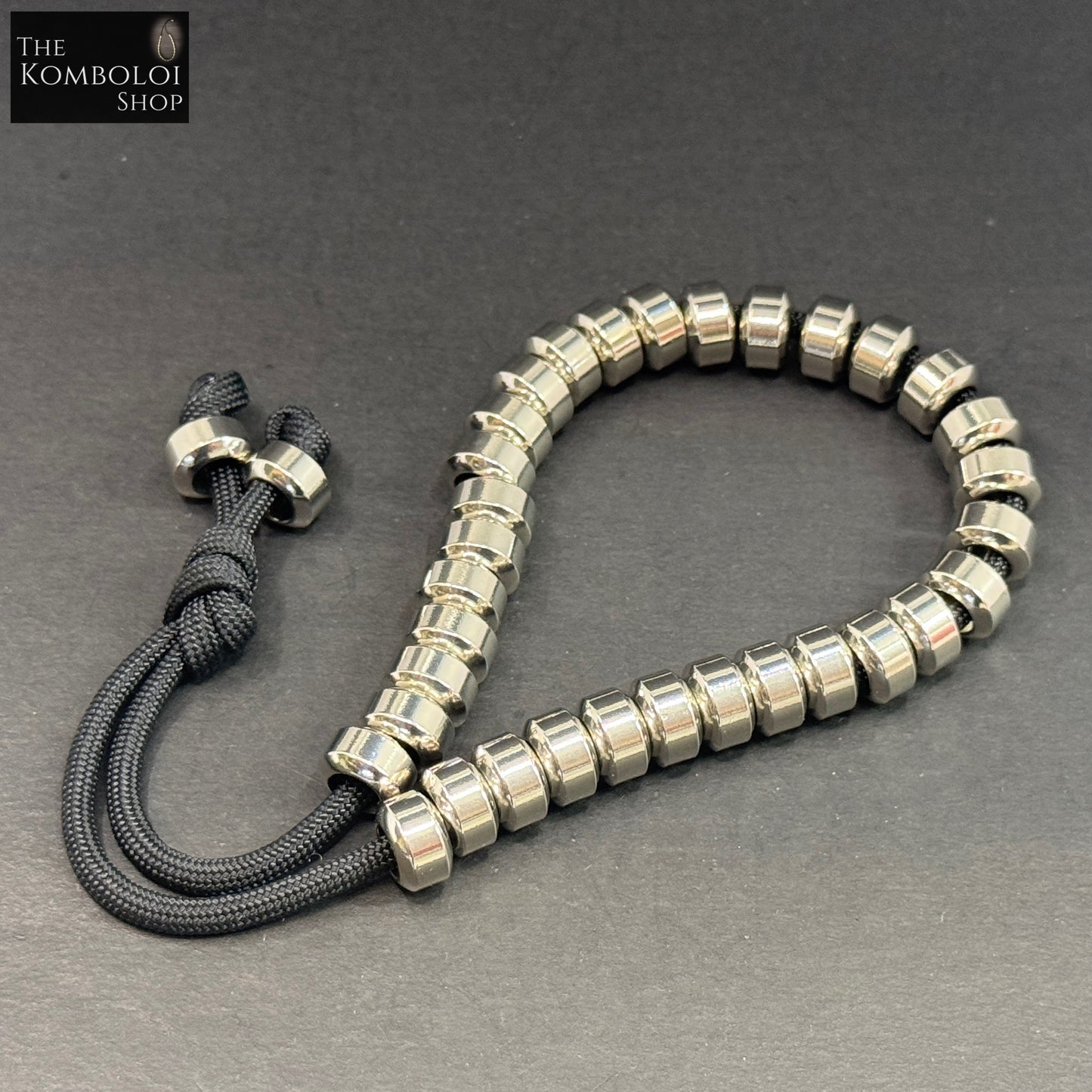 Modern Series 33 Bead Stainless Steel Komboloi / Worry Beads