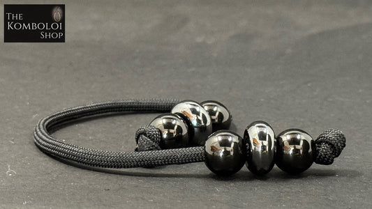 Stainless Steel & Hematite Begleri