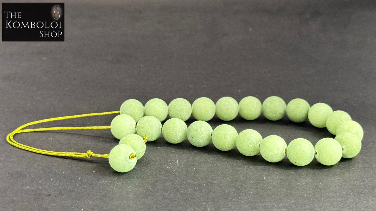 Nephrite 21 Bead Komboloi