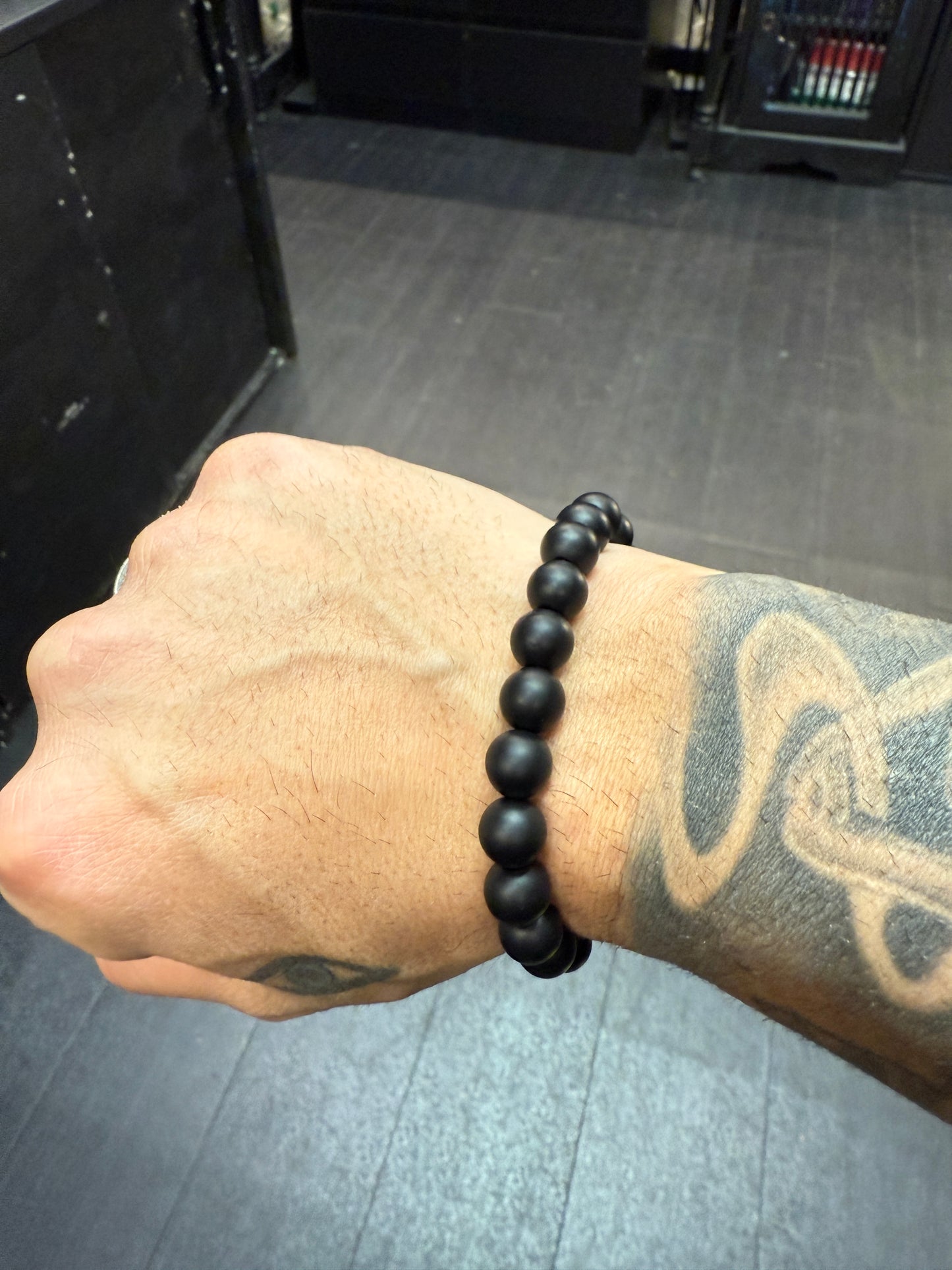 Matte Onyx Wearable Worry Beads