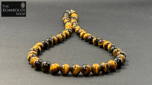 Tigers Eye Beaded Necklace