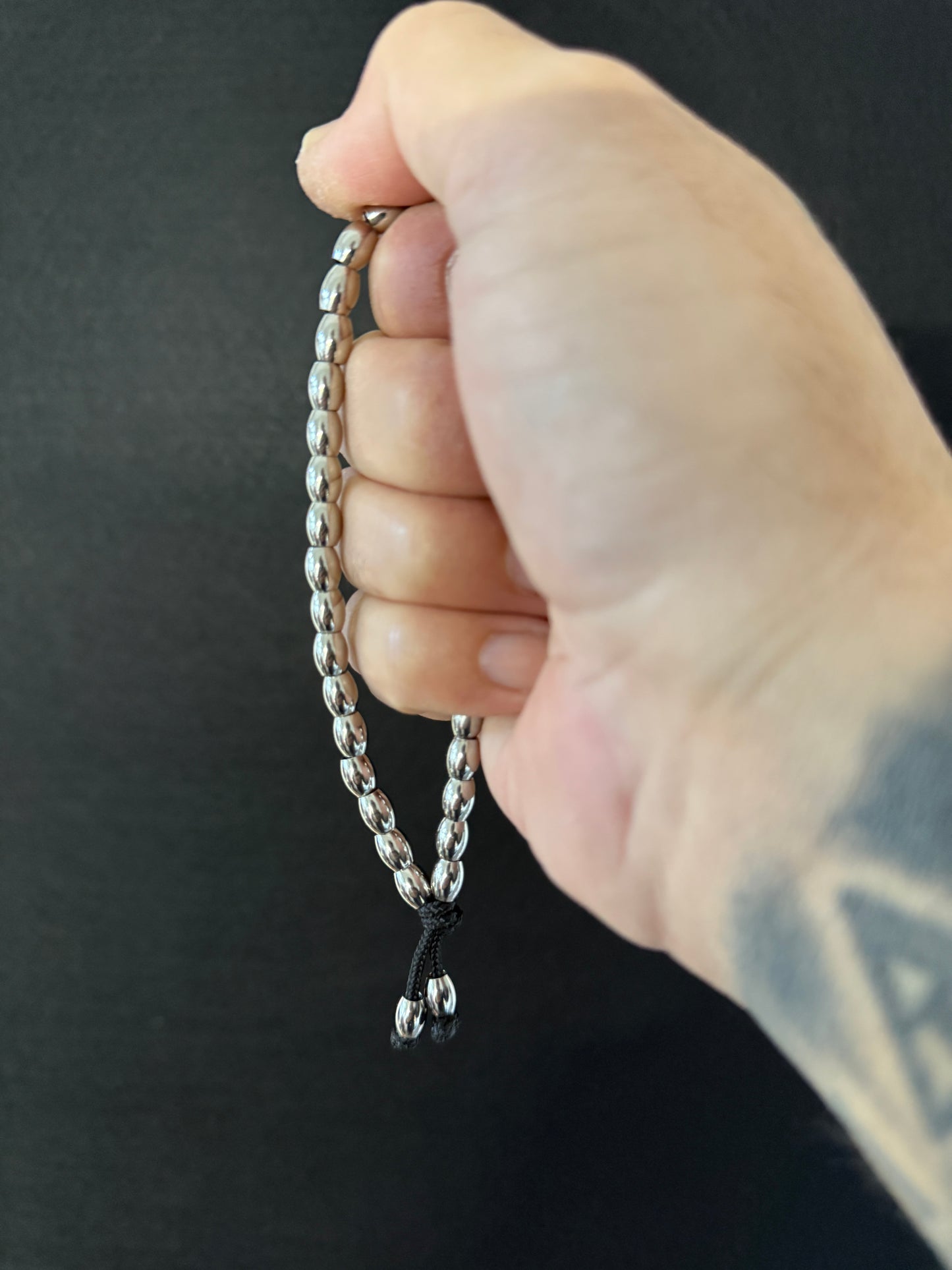 Stainless Steel 33 Bead Worry Beads
