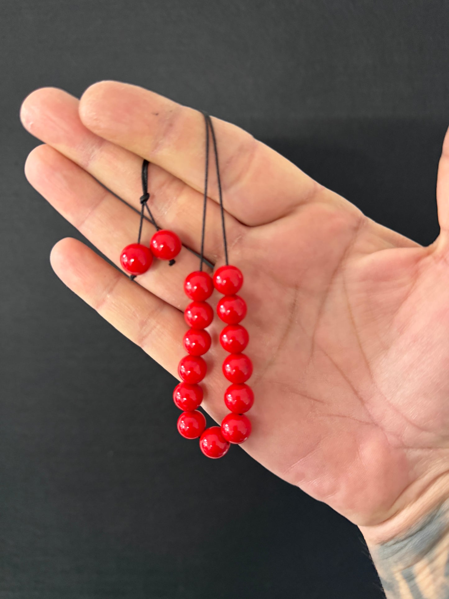 White Jade (Colour Treated) Lucky 13 Komboloi