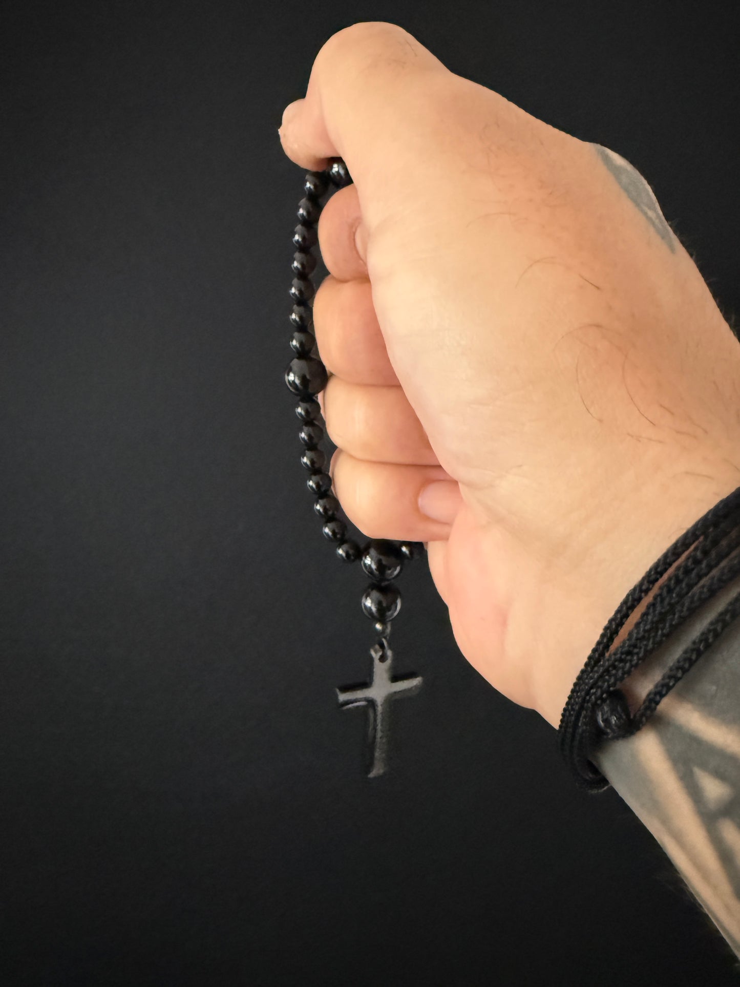 Onyx Anglican Rosary Beads