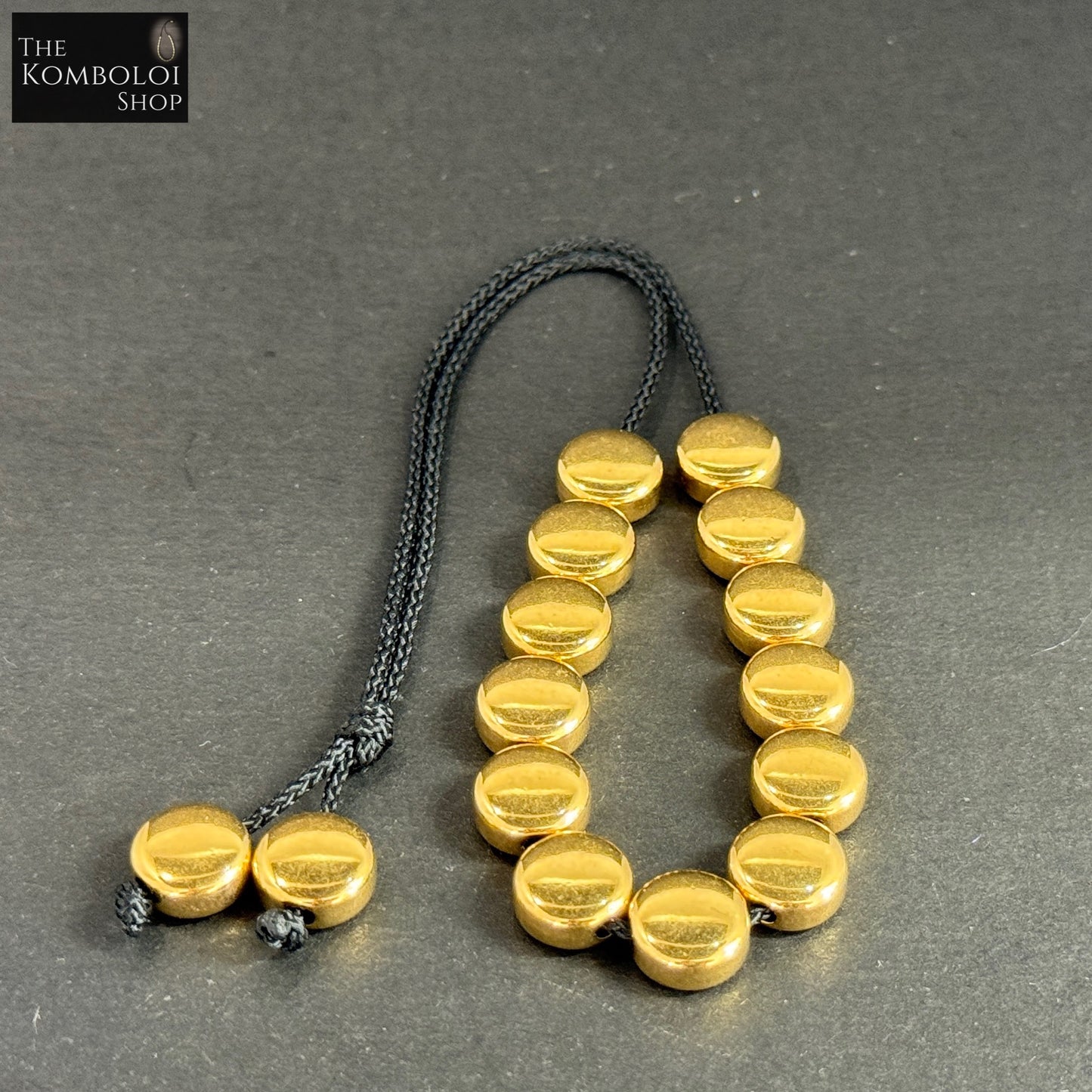 18k Gold Plated Stainless Steel Komboloi / Worry Beads