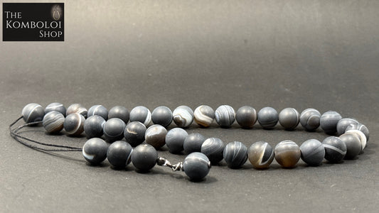 Agate 33 Bead Komboloi / Worry Beads