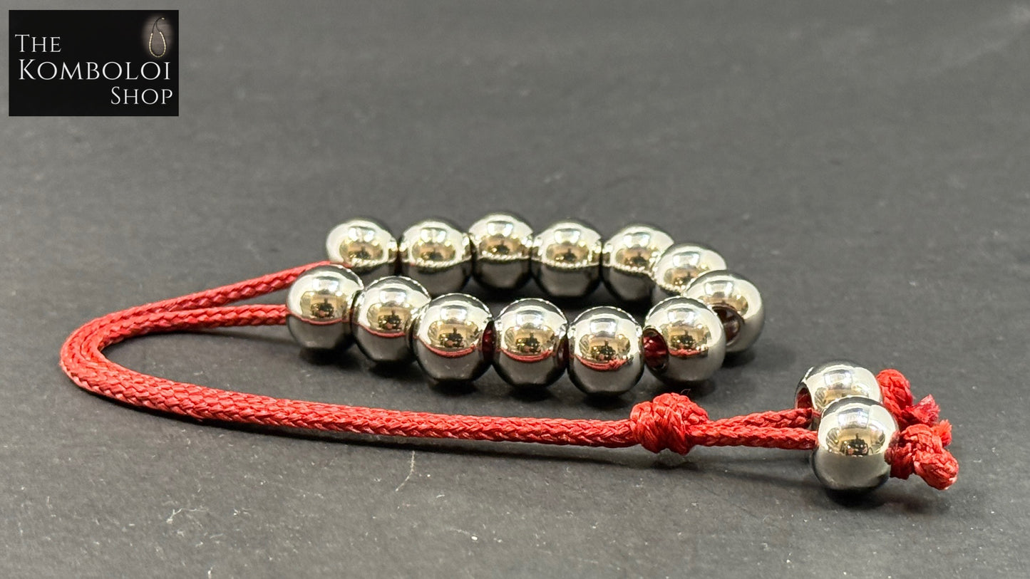 Stainless Steel Lucky 13 Komboloi (Kevlar)