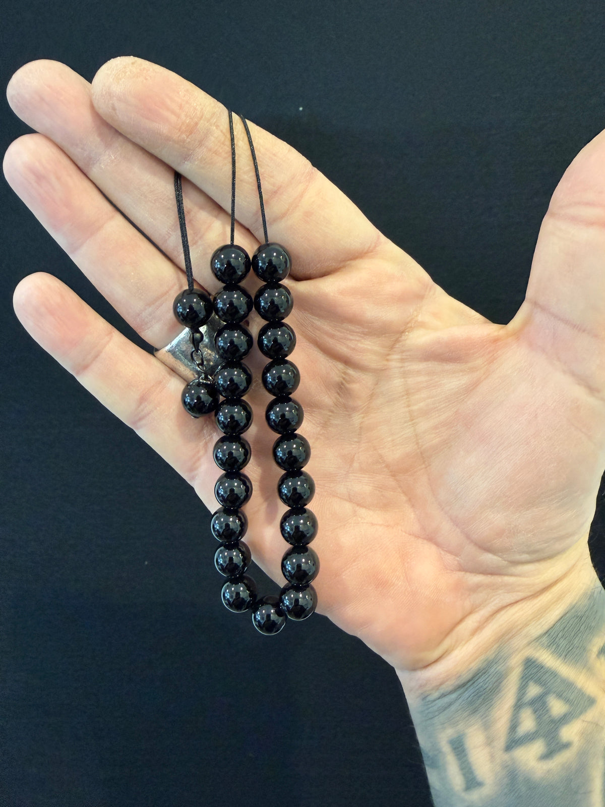 Onyx Komboloi / Worry Beads