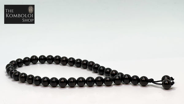 Ebony 33 Bead Worry Beads