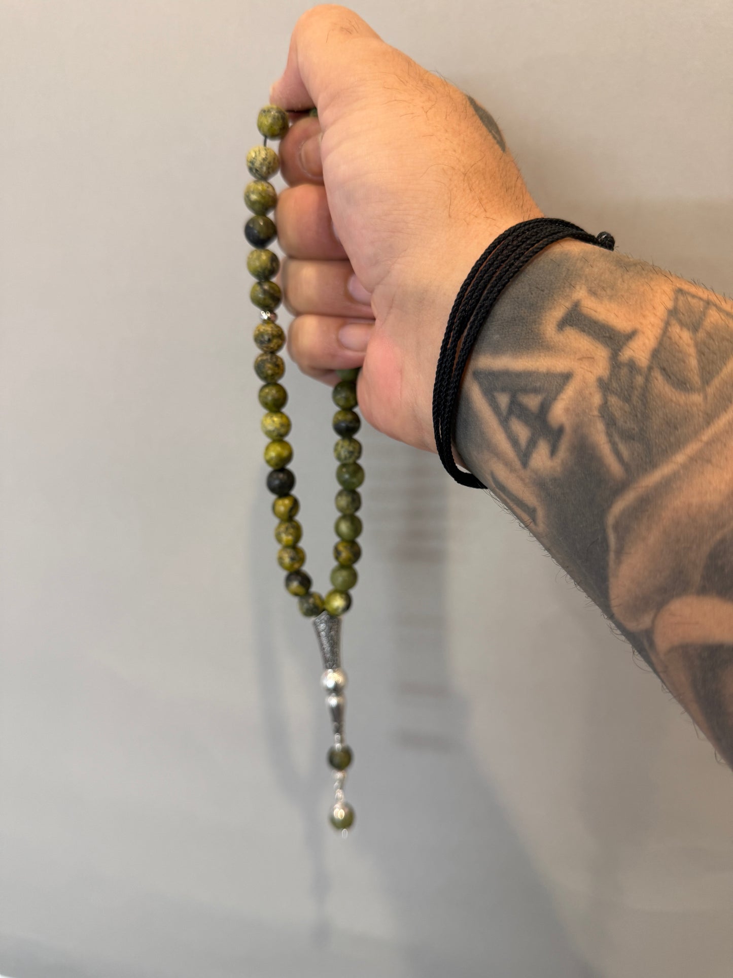 Ottoman Collection - 33 Bead Masbaha / Tasbih - Yellow Turquoise