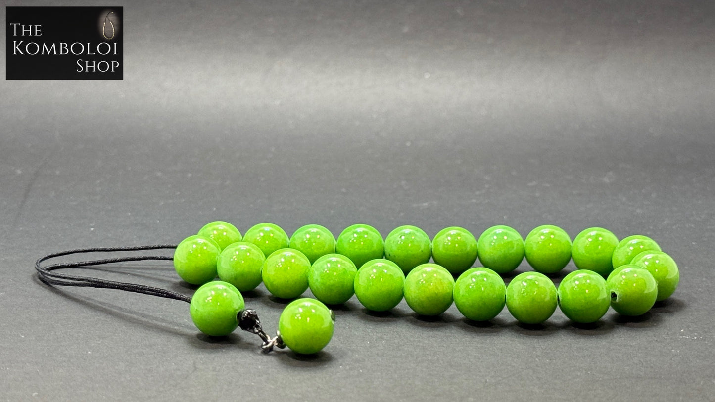 Nephrite 21 Bead Komboloi