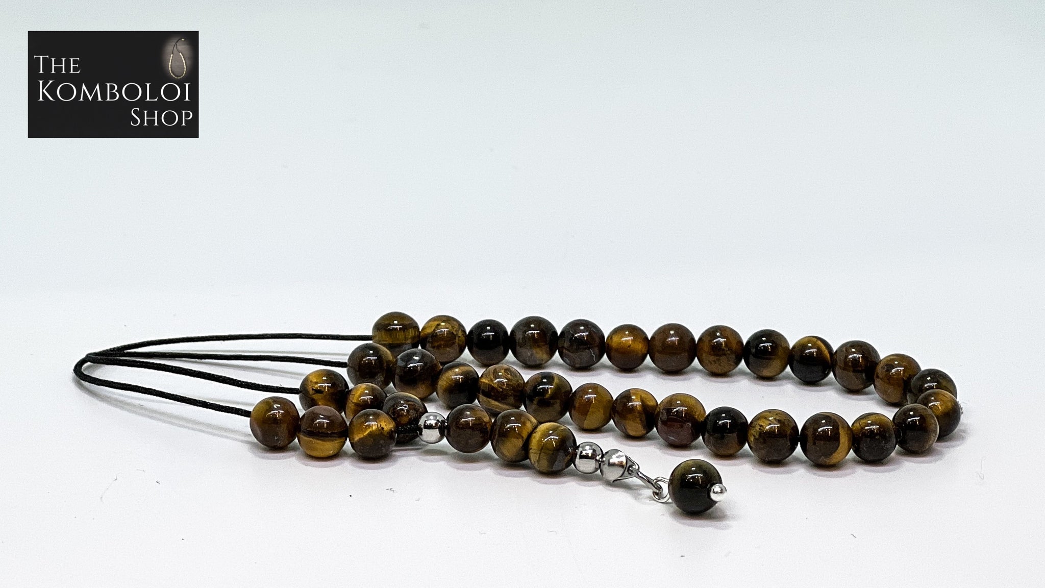 Tigers Eye 33 Bead Mini Komboloi / Worry Beads