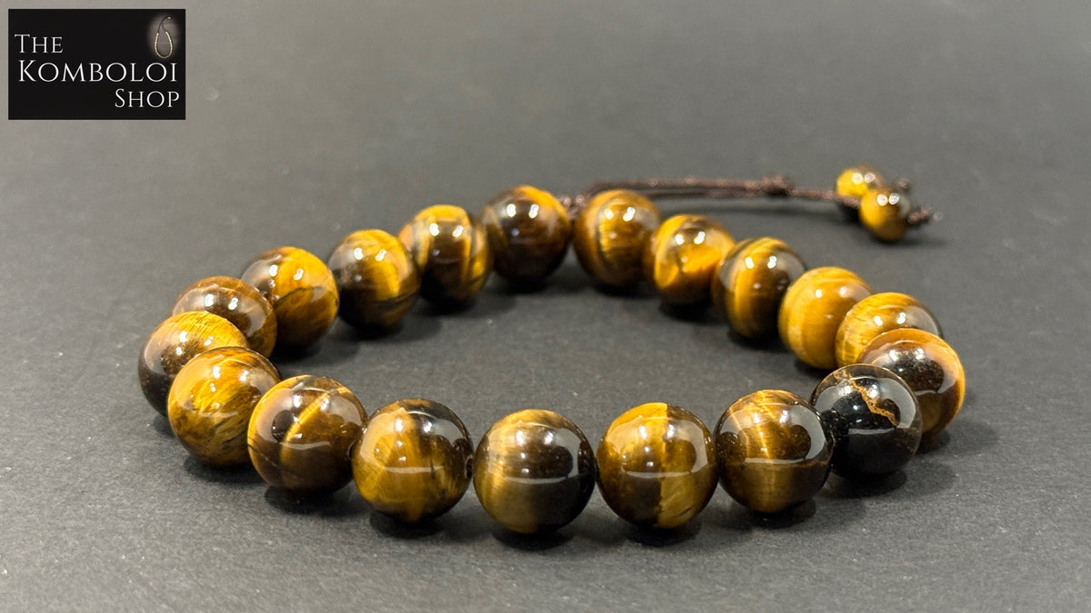 Tiger Eye Worry Beads - Wearable MK3 (Short)