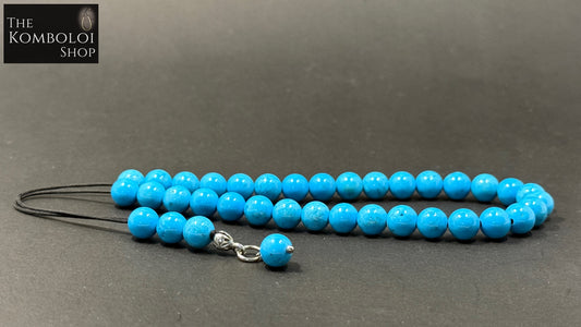 Howlite (Colour Treated) 33 Bead Komboloi / Worry Beads