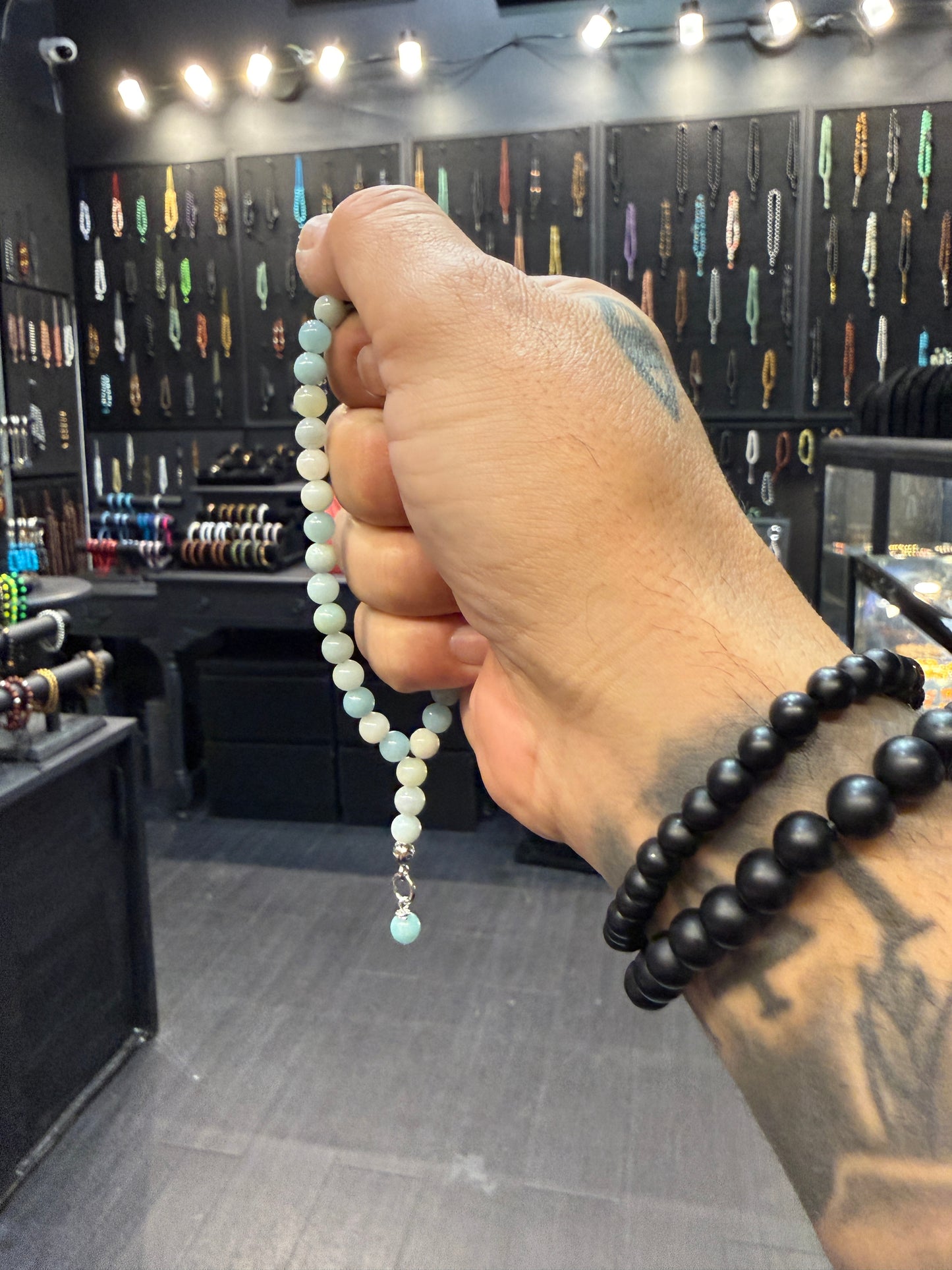 Amazonite 33 Bead Mini Komboloi / Worry Beads