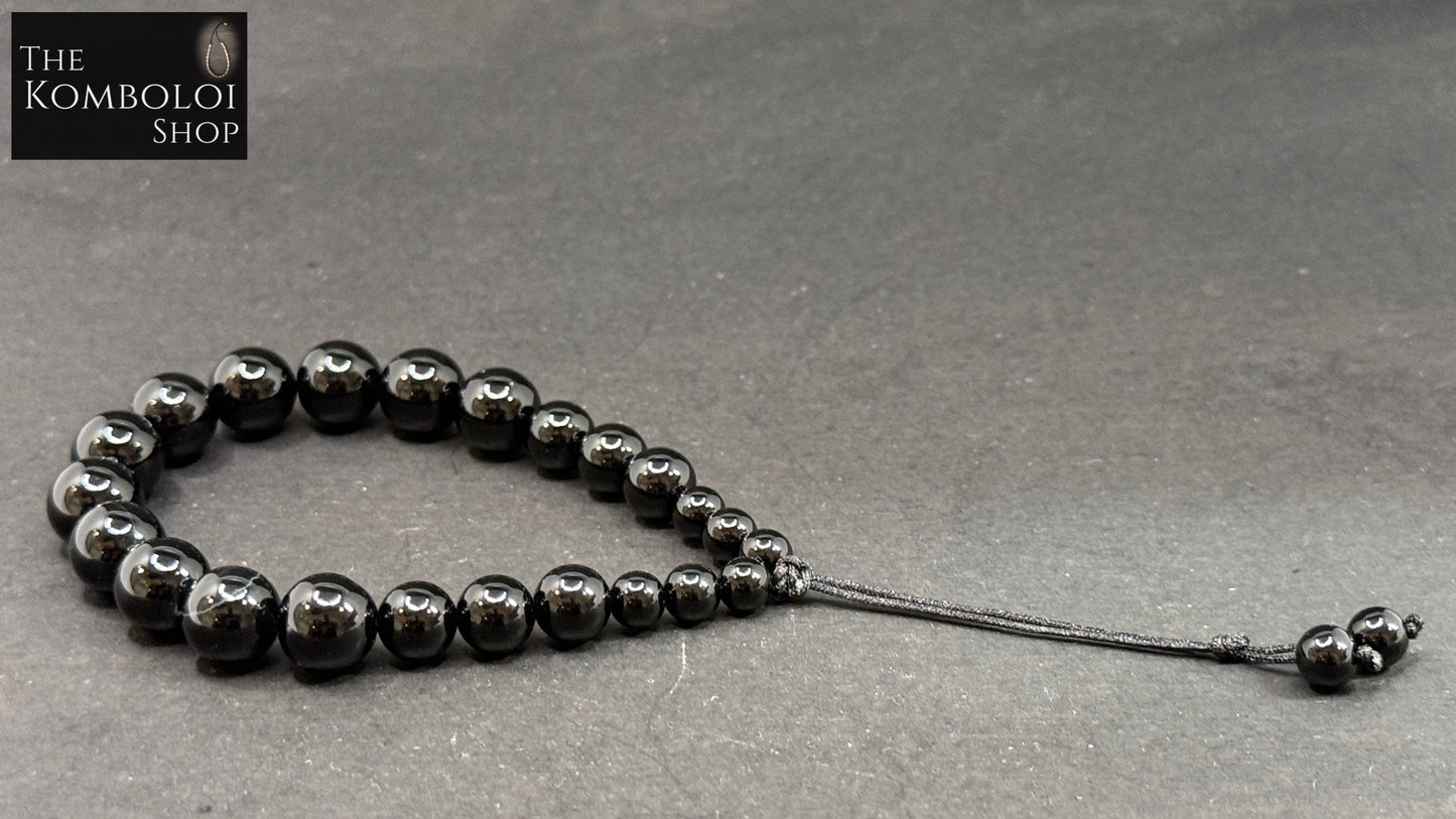 Cascading Onyx Worry Beads - Wearable MK3 (Short)