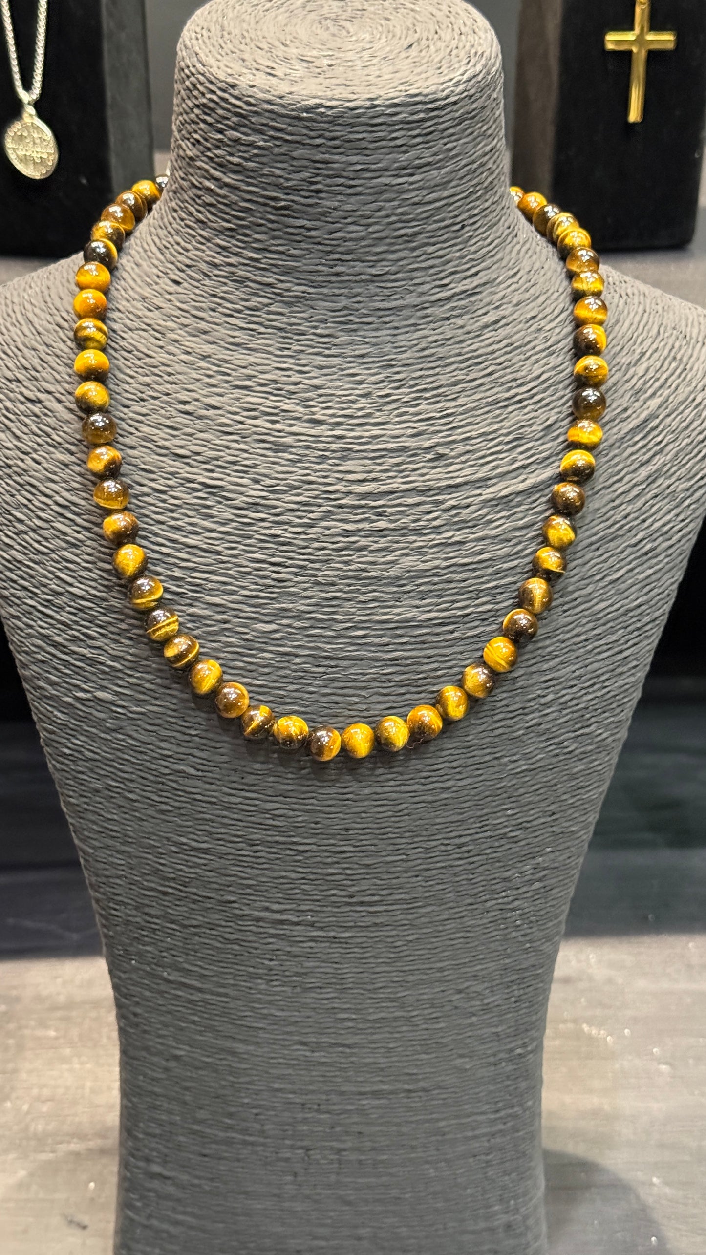 Tigers Eye Beaded Necklace