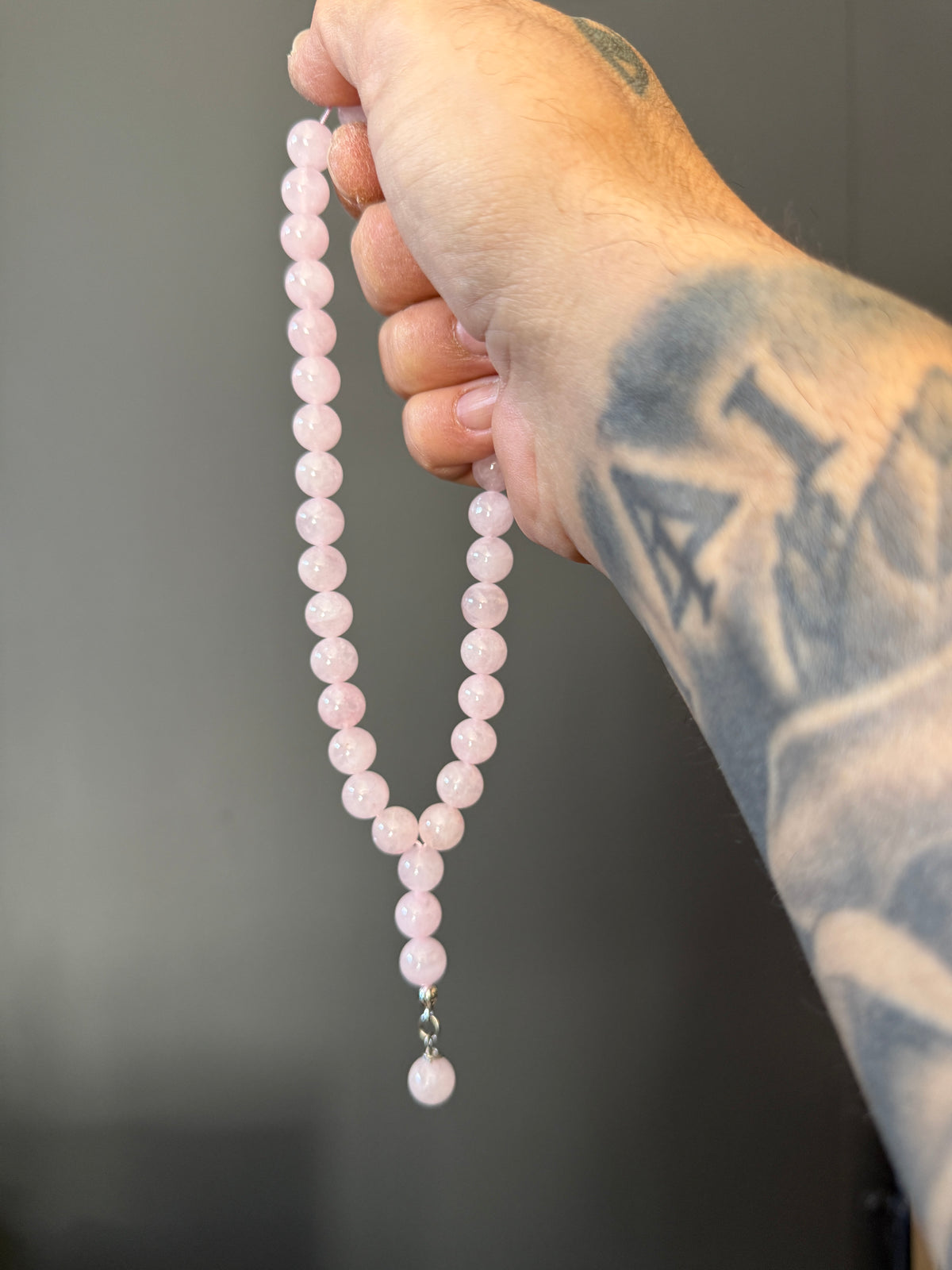 Rose Quartz 33 Bead Worry Beads
