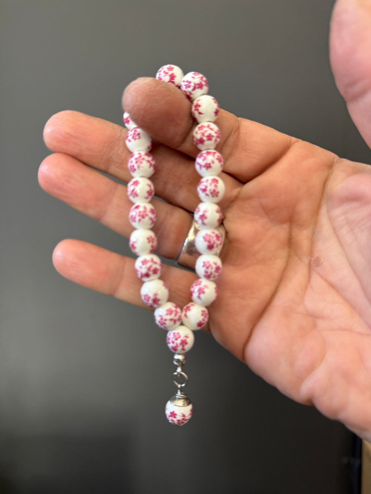 Porcelain Worry Bead Bracelet