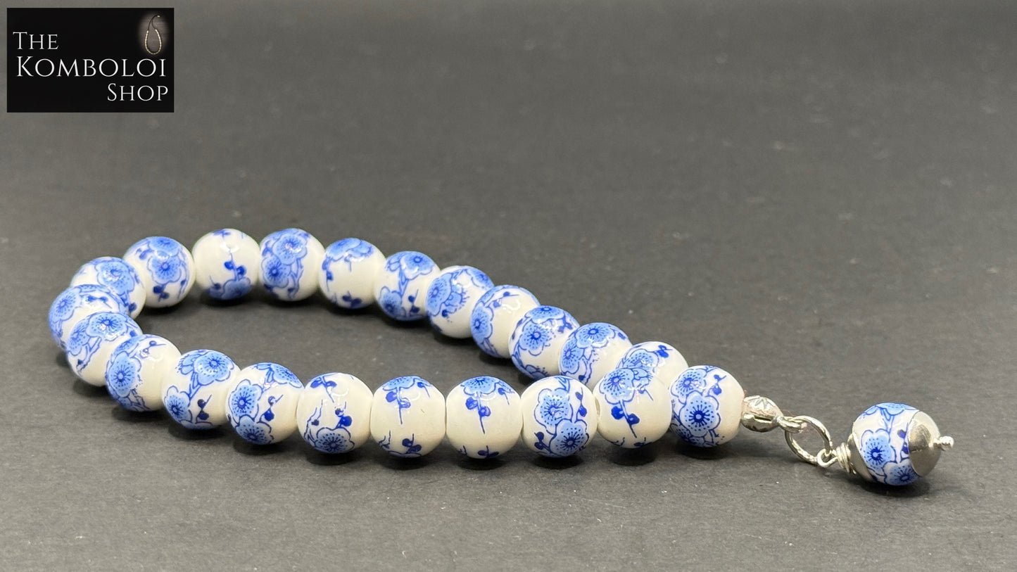 Porcelain Worry Bead Bracelet