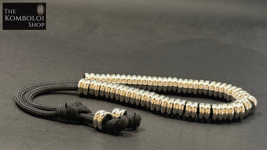 Modern Series 33 Bead Stainless Steel Komboloi / Worry Beads