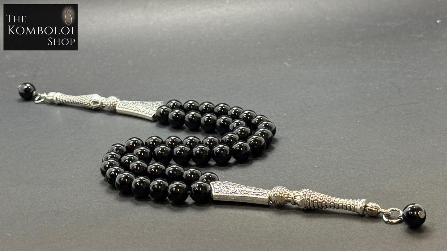 Hybrid Onyx Worry Beads / Skill Toy / Fidget