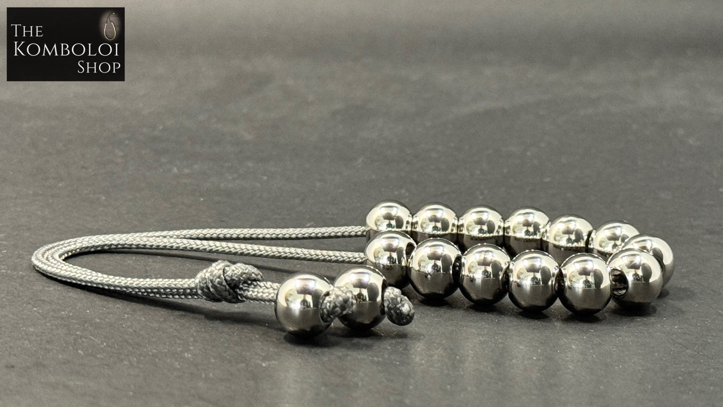 Stainless Steel Lucky 13 Komboloi