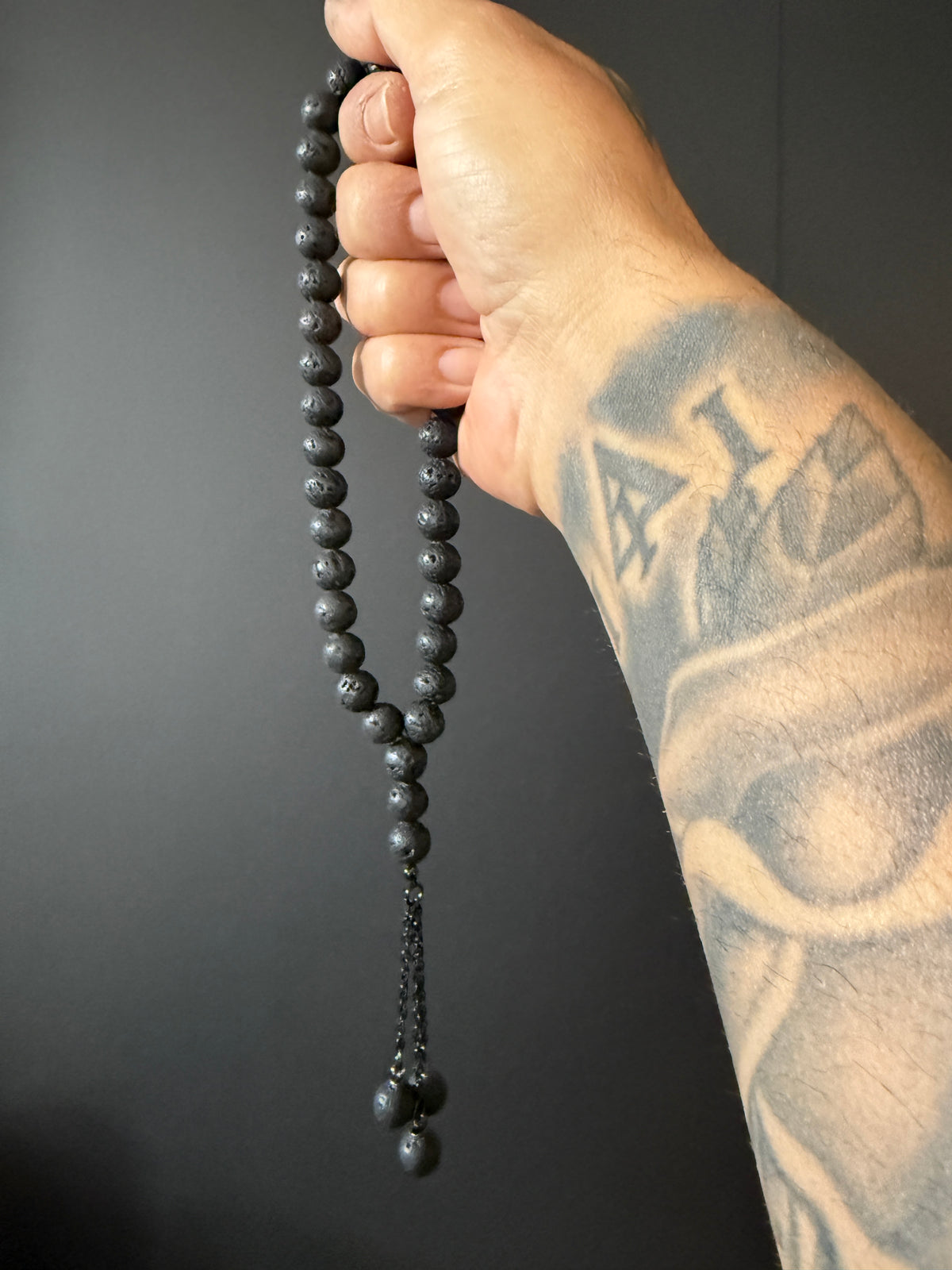 Volcanic Lava 33 Bead Worry Beads