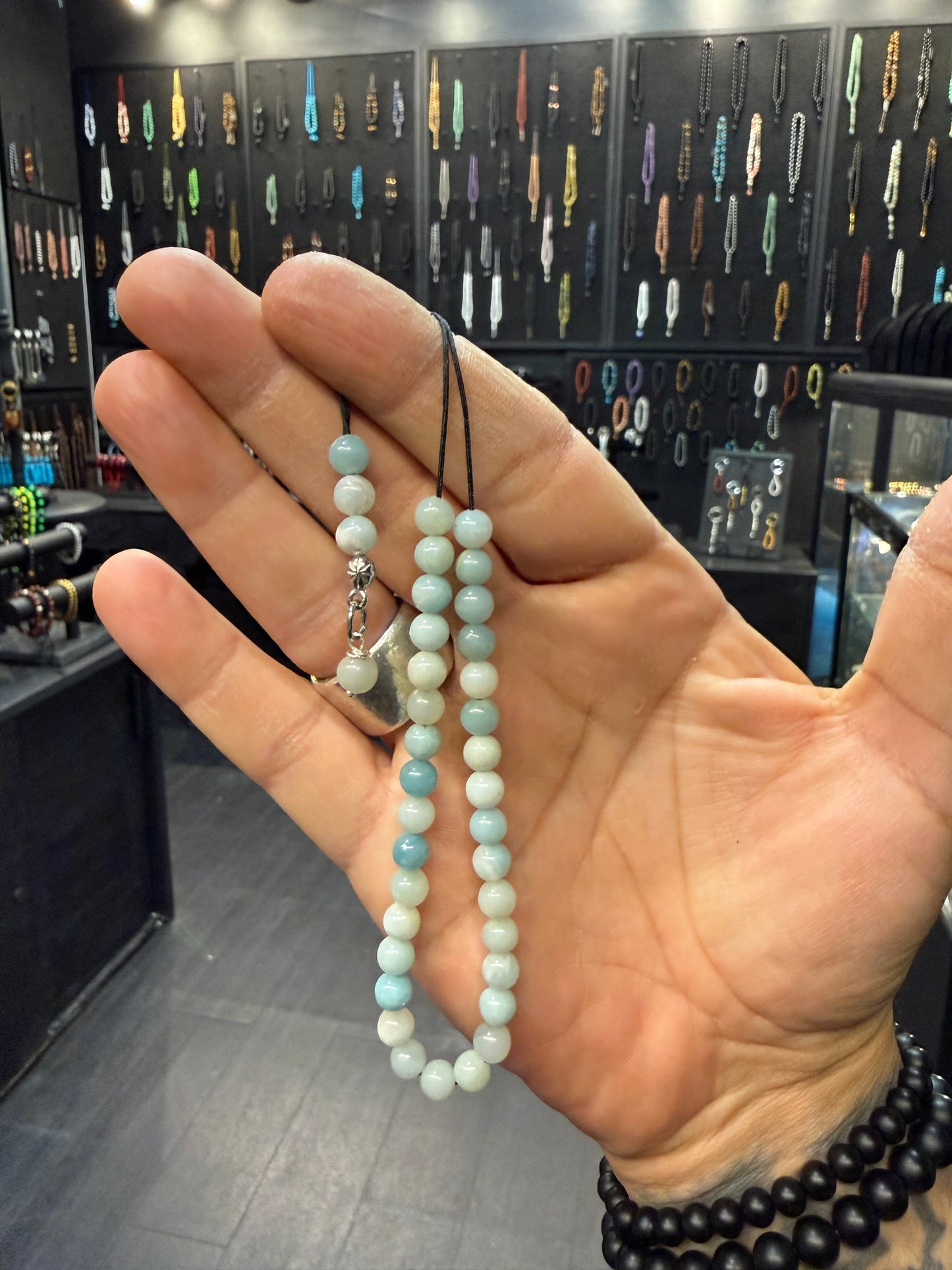 Amazonite 33 Bead Mini Komboloi / Worry Beads