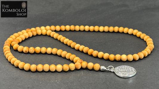 Maple 100 Bead Orthodox Prayer Beads with IC XC NIKA