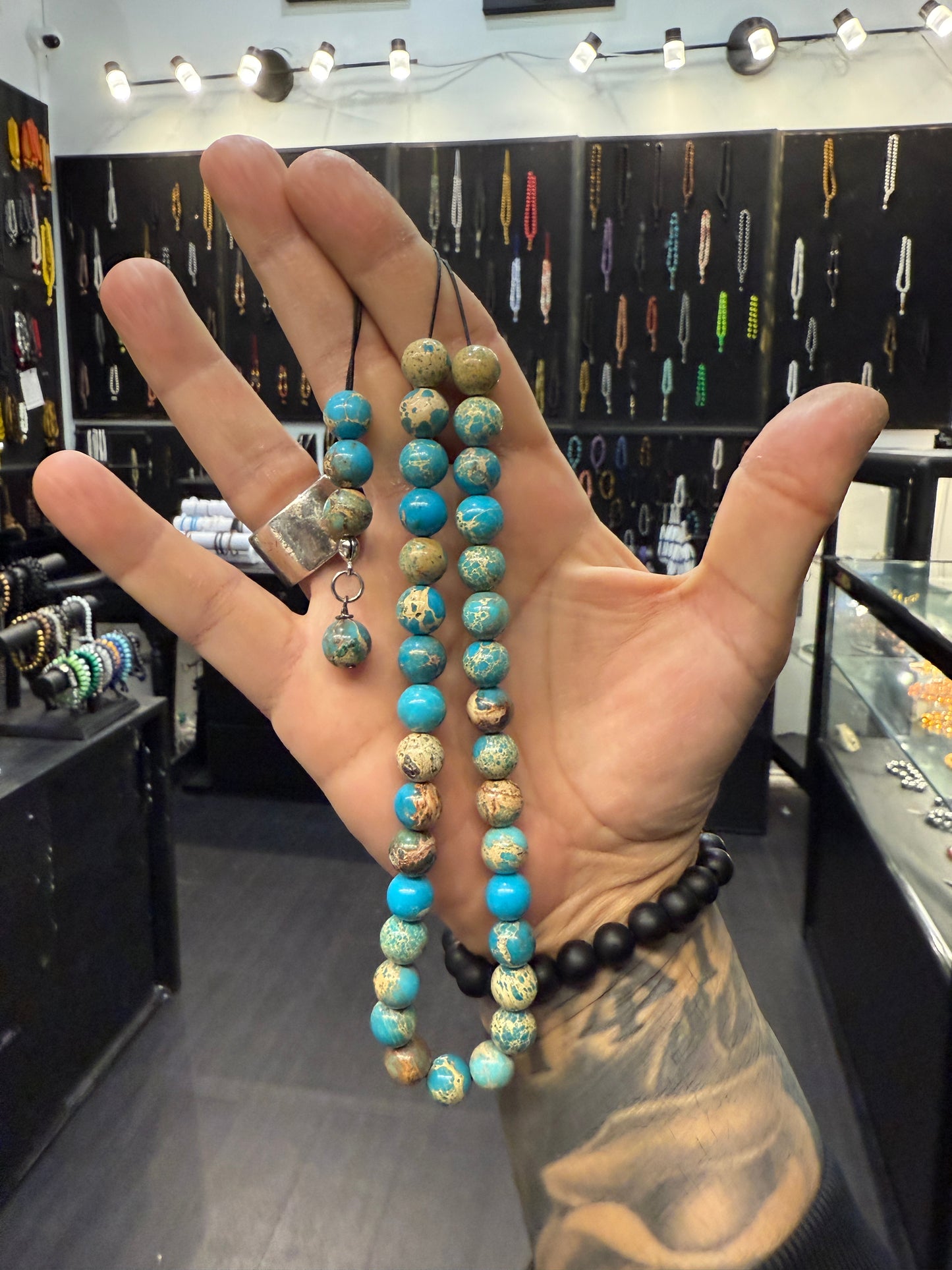 Imperial Jasper 33 Bead Komboloi / Worry Beads