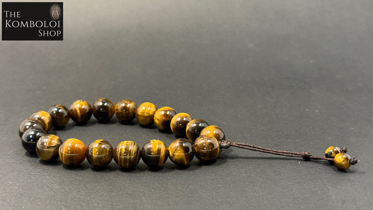 Tiger Eye Worry Beads - Wearable MK3 (Short)
