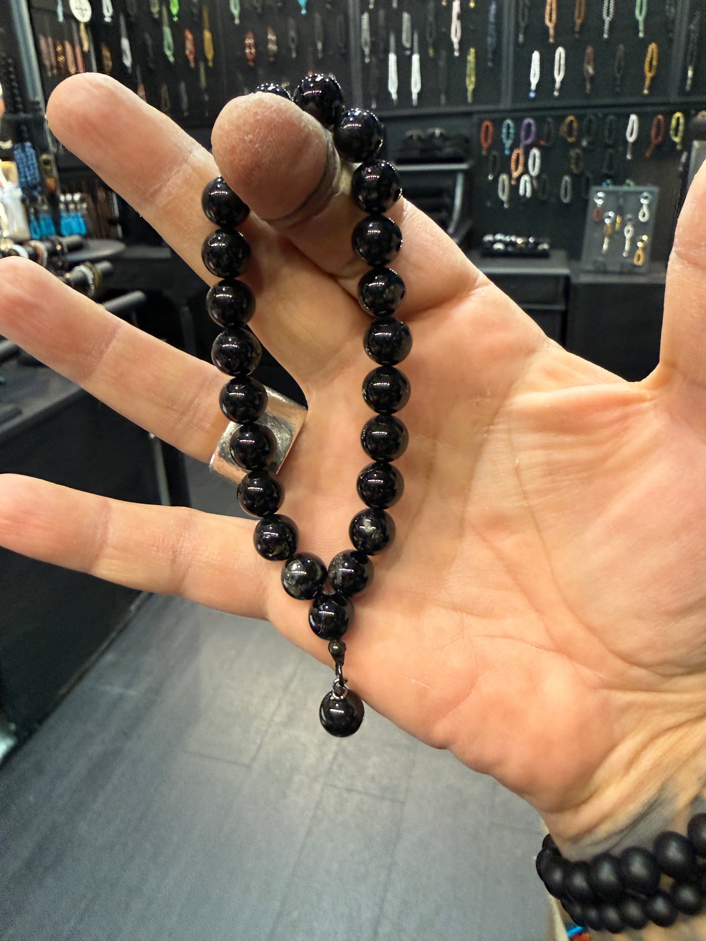 Tourmaline Wearable Worry Beads