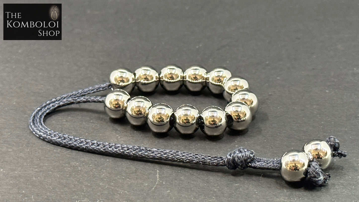Stainless Steel Lucky 13 Komboloi (Kevlar)