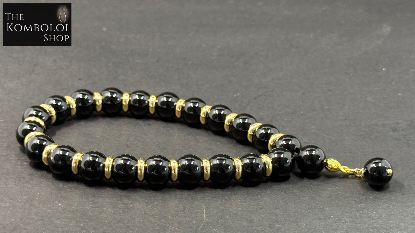 Royal Collection – Onyx Worry Bead Bracelet