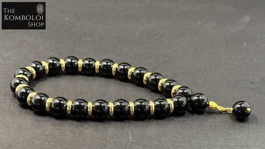 Royal Collection – Onyx Worry Bead Bracelet