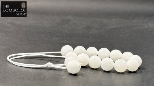 White Jade Lucky 13 Komboloi