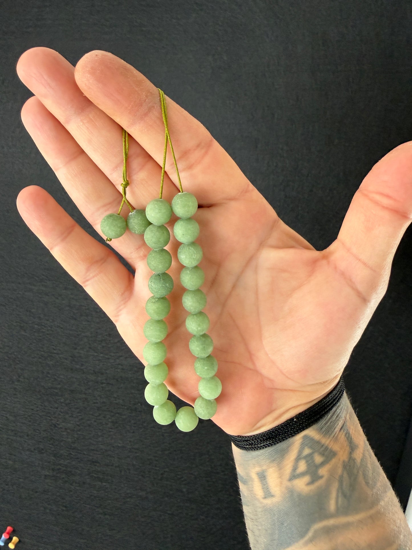 Nephrite 21 Bead Komboloi
