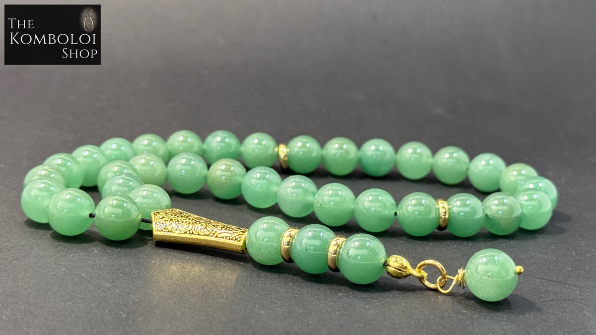 Ottoman Collection - 33 Bead Worry Beads - Aventurine